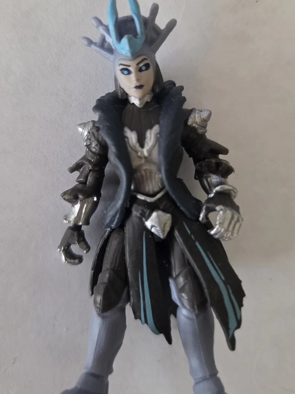 Fortnite The Ice Queen action figure from the Jazwares Micro Squad series